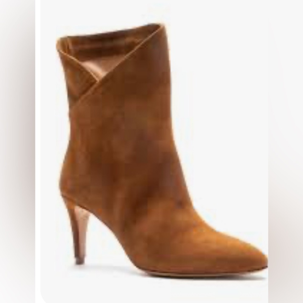 New Bruno Magli Pistoia Suede Boot in Cognac Size 9.5